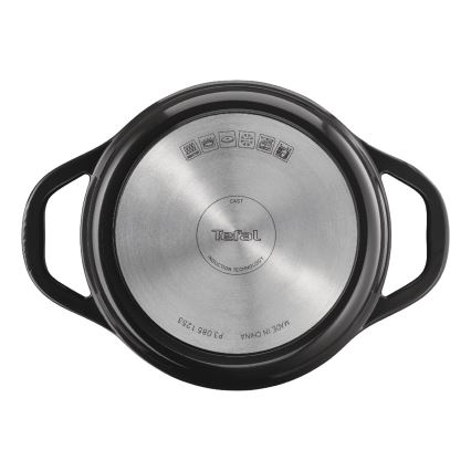 Tefal - Тенджера с капак AIR 20 см антрацит