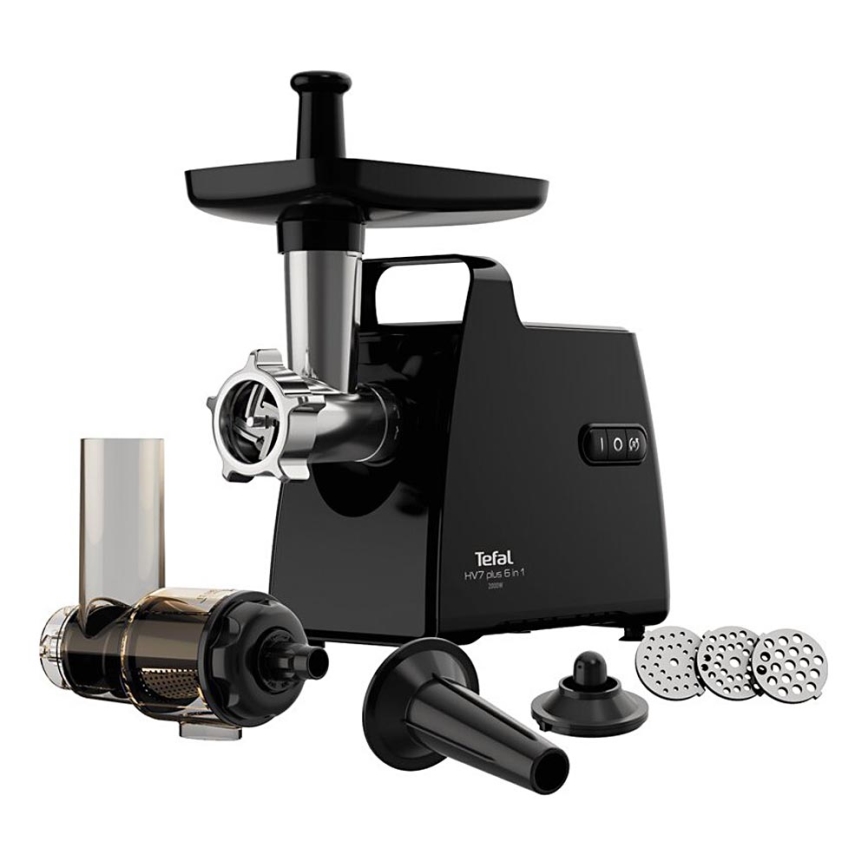 Tefal - Месомелачка 6в1 2000W/230V черен