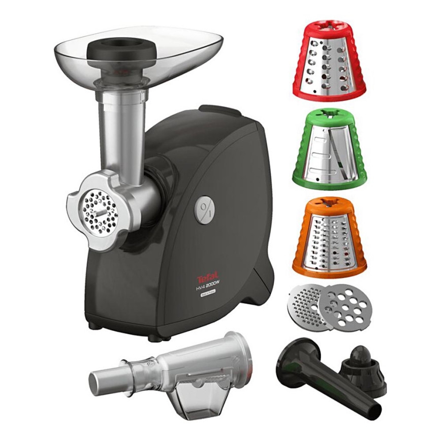 Tefal - Месомелачка 9в1 2000W/230V черен