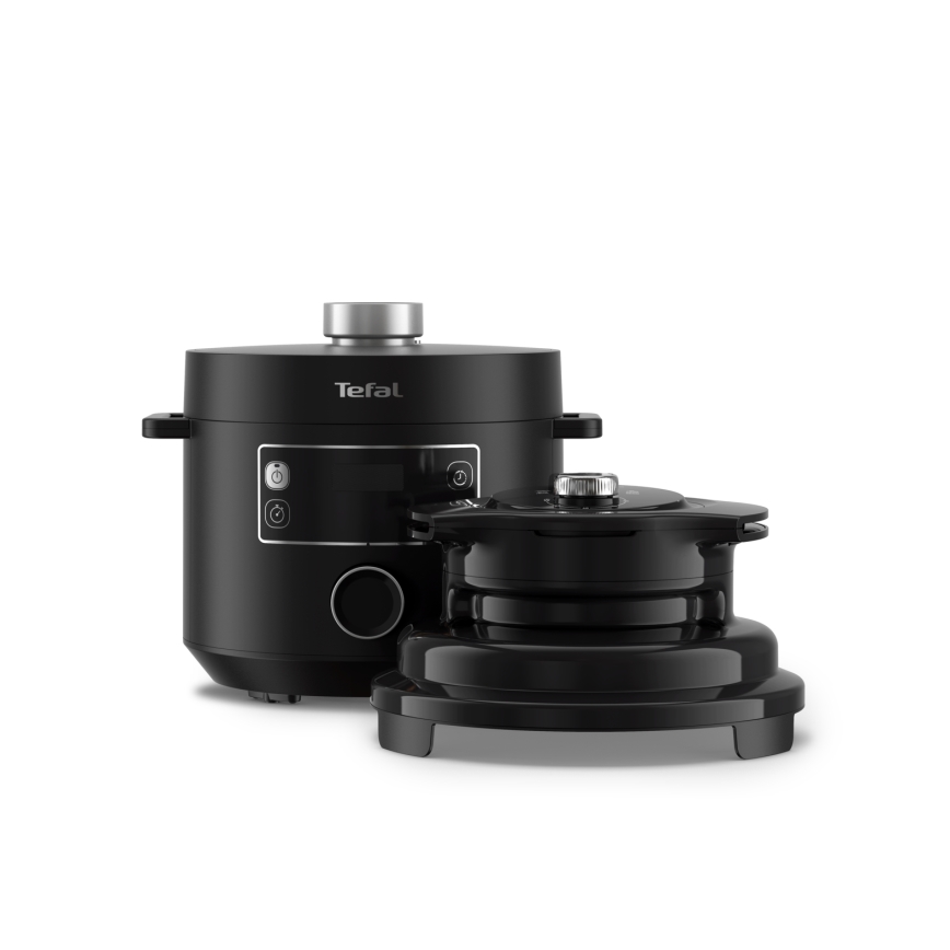 Tefal - Многофункционална електрическа скороварна 7,6 l 1200W/230V черна