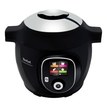 Tefal - Многофункционална електрическа скороварка с аксесоари 6 l 1600W/230V черна