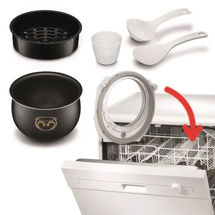 Tefal - Многофункционална електрическа тенджера FUZZY 750W/230V