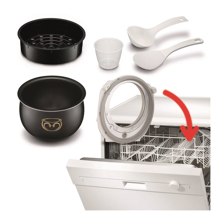 Tefal - Многофункционална електрическа тенджера FUZZY 750W/230V