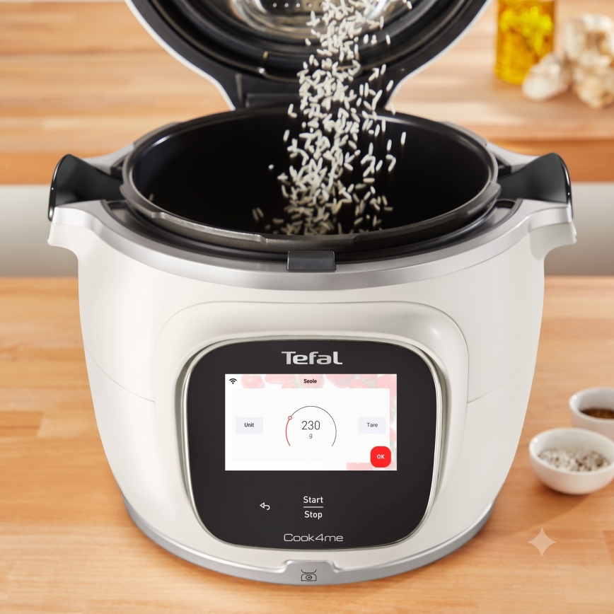 Tefal - Многофункционална електрическа тенджера под налягане 6 l COOK4ME TOUCH PRO 1600W/230V Wi-Fi