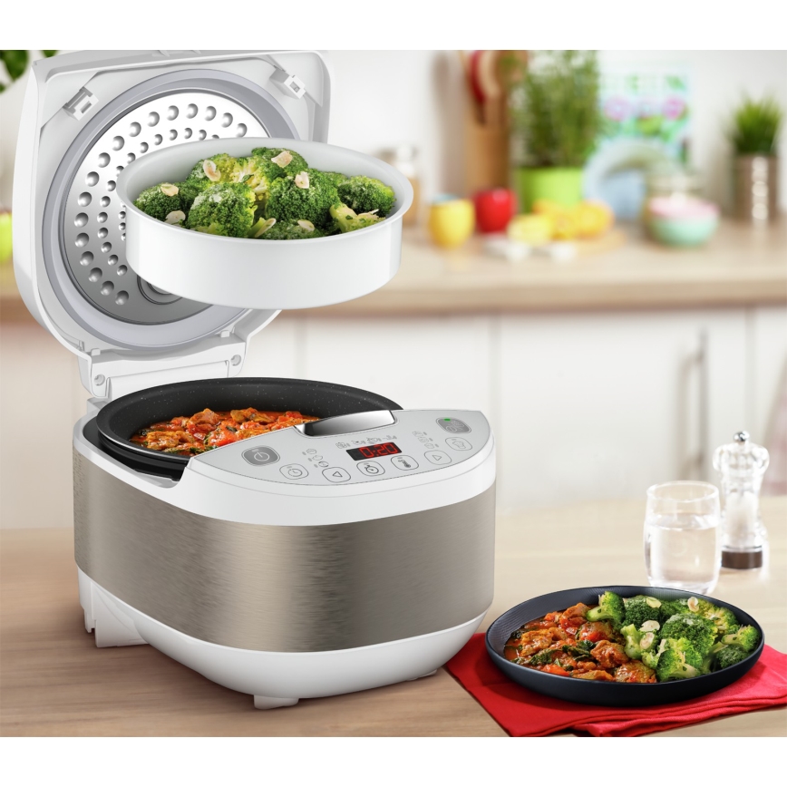 Tefal - Мултифункционална електрическа тенджера SIMPLY COOK PLUS 750W/230V