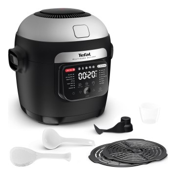 Tefal - Мултифункционална тенджера и фритюрник с горещ въздух 2 в 1 MULTICOOK ACTIFRY 1334W/230V 6 л
