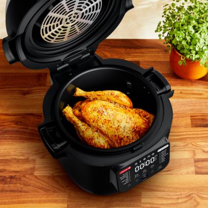 Tefal - Мултифункционална тенджера и фритюрник с горещ въздух 2 в 1 MULTICOOK ACTIFRY 1334W/230V 6 л