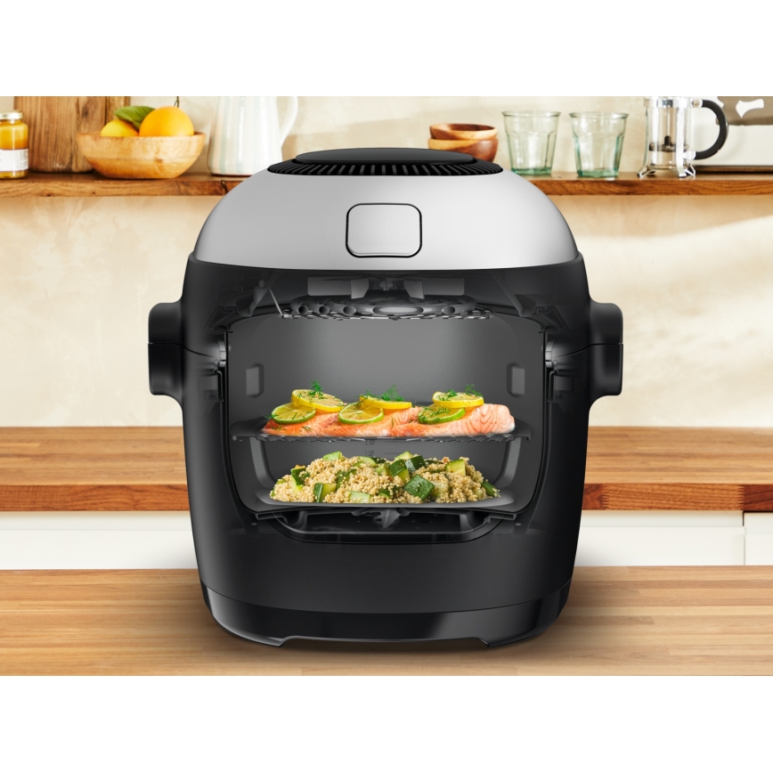 Tefal - Мултифункционална тенджера и фритюрник с горещ въздух 2 в 1 MULTICOOK ACTIFRY 1334W/230V 6 л