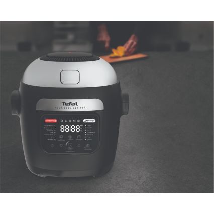 Tefal - Мултифункционална тенджера и фритюрник с горещ въздух 2 в 1 MULTICOOK ACTIFRY 1334W/230V 6 л