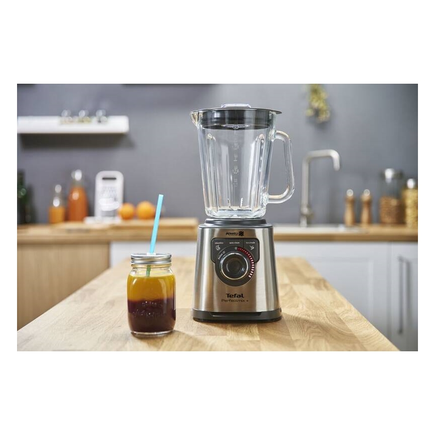 Tefal - Настолен блендер 2 l PERFECTMIX+ 1200W/230V матов хром/черен