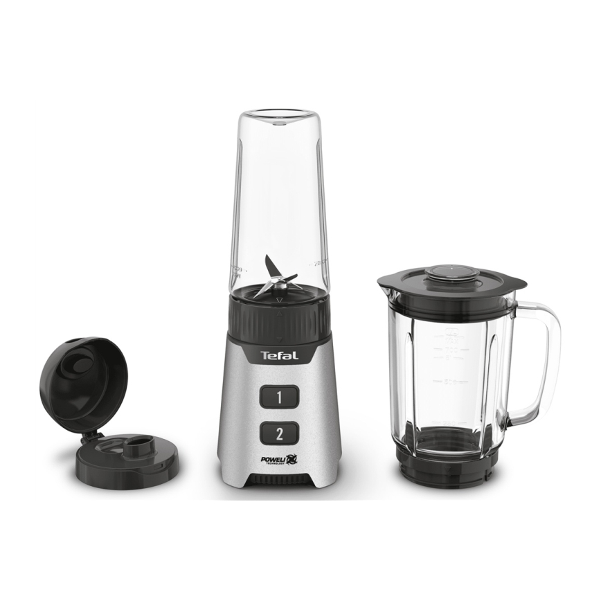 Tefal - Настолен блендер BLENDFORCE 400W/230V неръждаем/черен