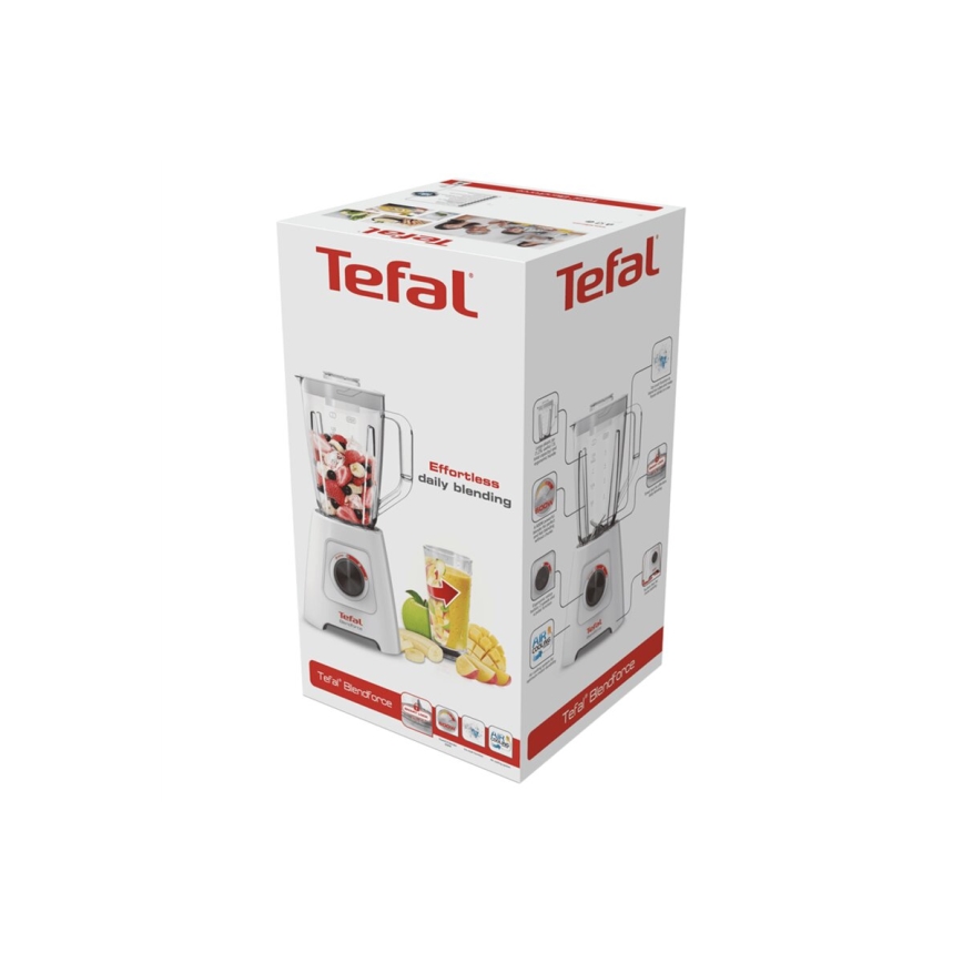 Tefal - Настолен блендер BLENDFORCE 600W/230V бял