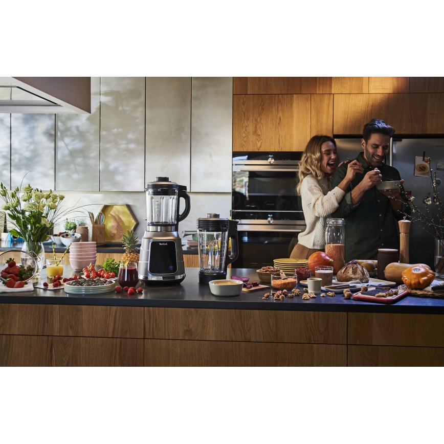 Tefal - Настолен блендер за готвене HIGH SPEED ULTRABLEND BOOST 1300W/230V сив