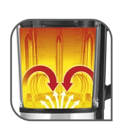 Tefal - Настолен блендер за готвене HIGH SPEED ULTRABLEND BOOST 1300W/230V сив