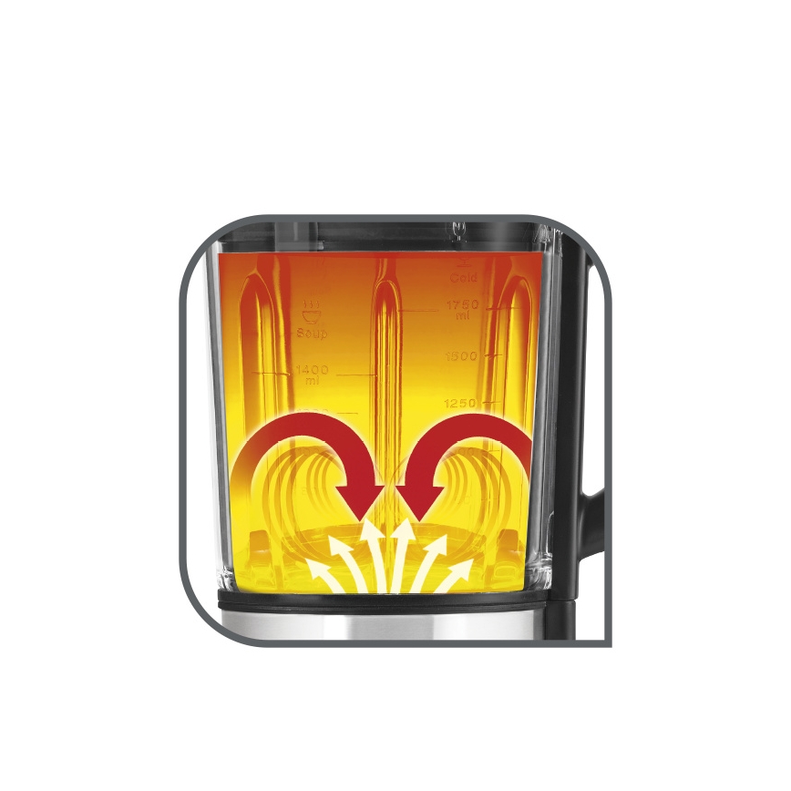 Tefal - Настолен блендер за готвене HIGH SPEED ULTRABLEND BOOST 1300W/230V сив