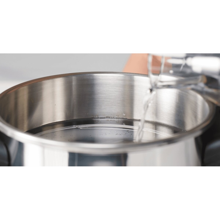 Tefal - Кухненски тенджера под налягане 8 л CLIPSO+ CHEF неръждаема стомана