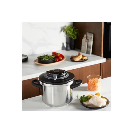 Tefal - Кухненски тенджера под налягане 8 л CLIPSO+ CHEF неръждаема стомана