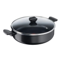 Tefal - Нисък тенджера с капак SIMPLY CLEAN 28 см