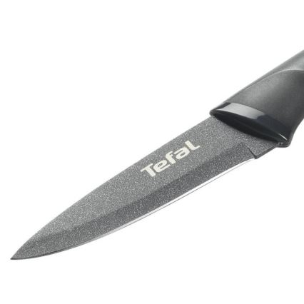 Tefal - Нож за рязане от неръждаема стомана FRESH KITCHEN 9 см сив/зелен