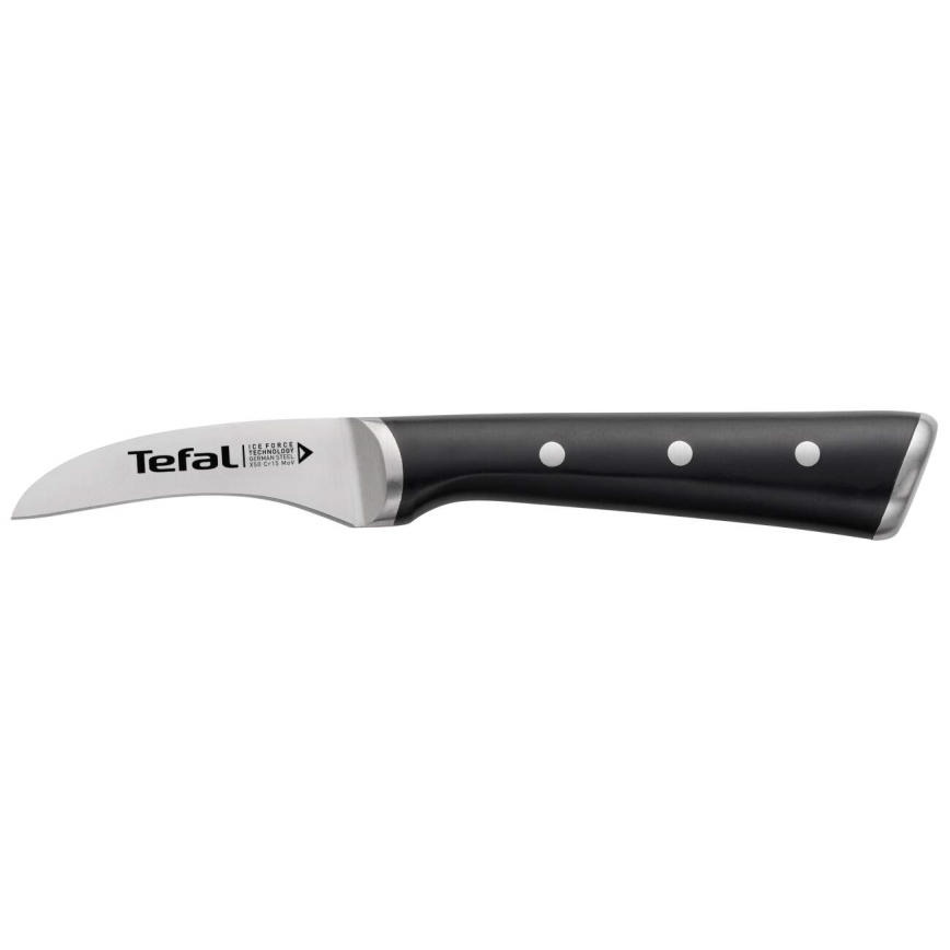 Tefal - Нож за рязане от неръждаема стомана ICE FORCE 7 см лъскав хром/черен