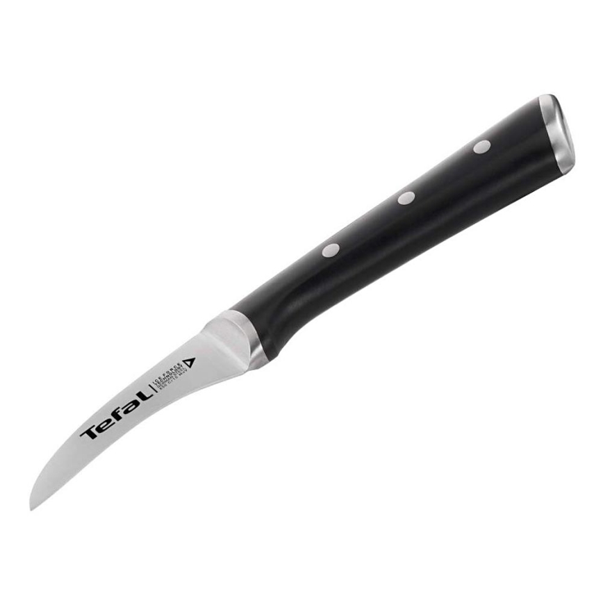 Tefal - Нож за рязане от неръждаема стомана ICE FORCE 7 см лъскав хром/черен