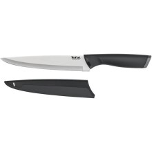Tefal - Нож от неръждаема стомана chef COMFORT 20 см хром/черен