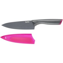 Tefal - Нож от неръждаема стомана chef FRESH KITCHEN 15 см сив/лилава