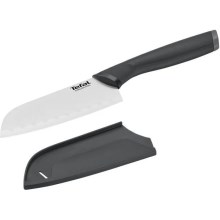 Tefal - Нож от неръждаема стомана santoku COMFORT 12,5 см хром/черен