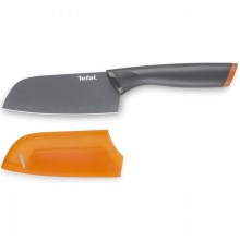 Tefal - Нож от неръждаема стомана santoku FRESH KITCHEN 12 см сив/оранжев