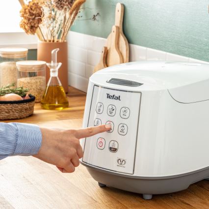 Tefal - Оризовар 8 в 1 EASY COOK 750 W/230 V 5 л бял