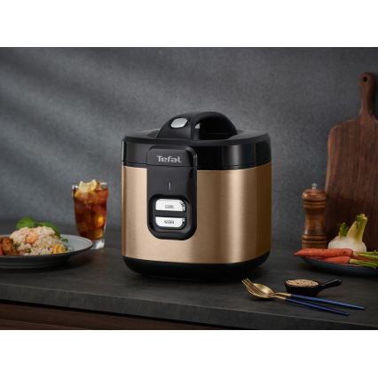 Tefal - Оризоварка COPPERTINTO 600/230V 2 л медна