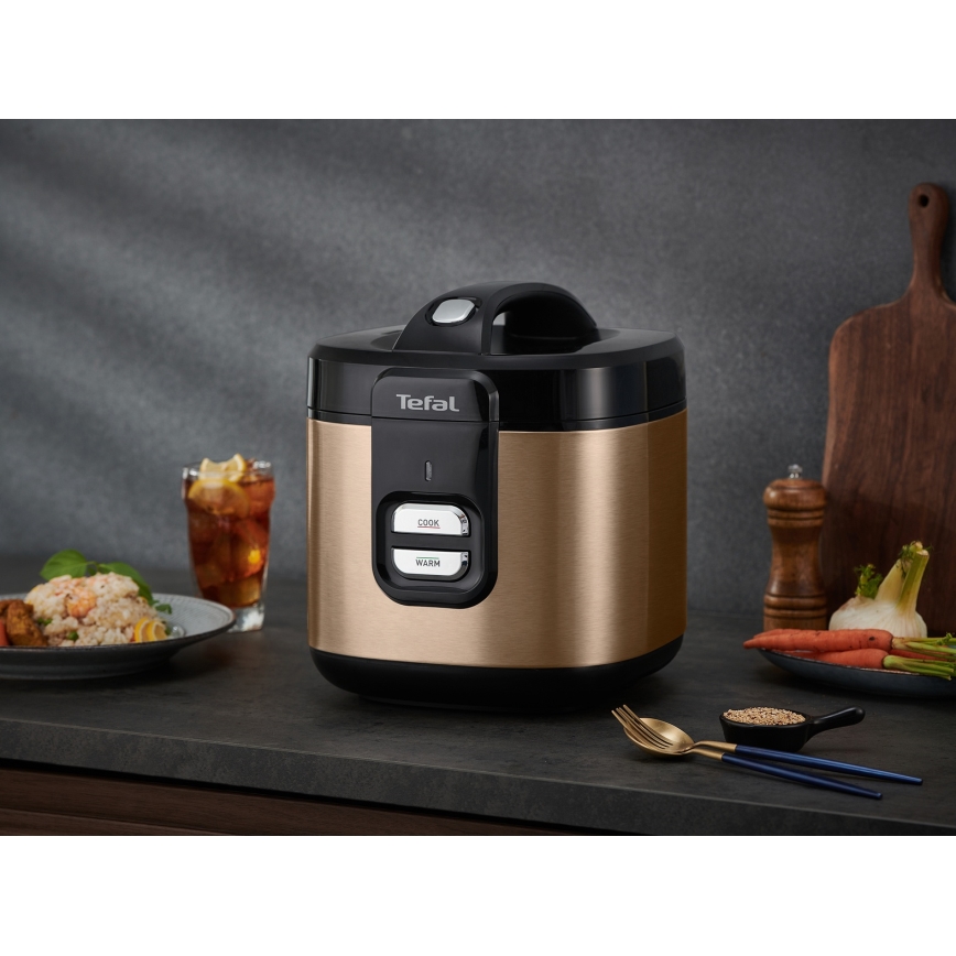 Tefal - Оризоварка COPPERTINTO 600/230V 2 л медна