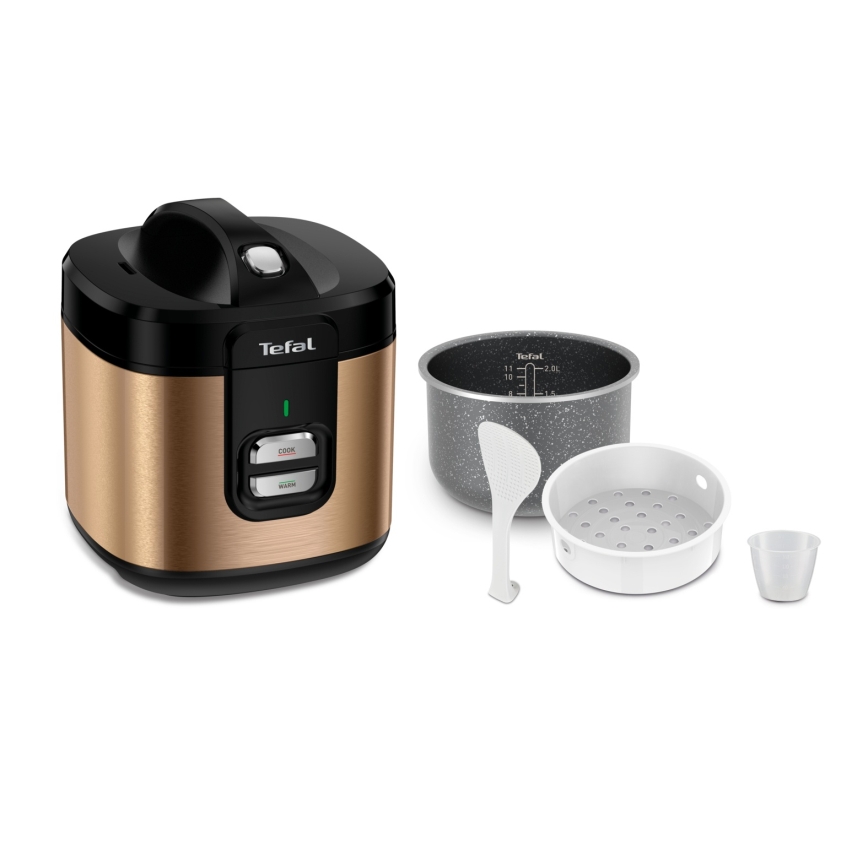 Tefal - Оризоварка COPPERTINTO 600/230V 2 л медна