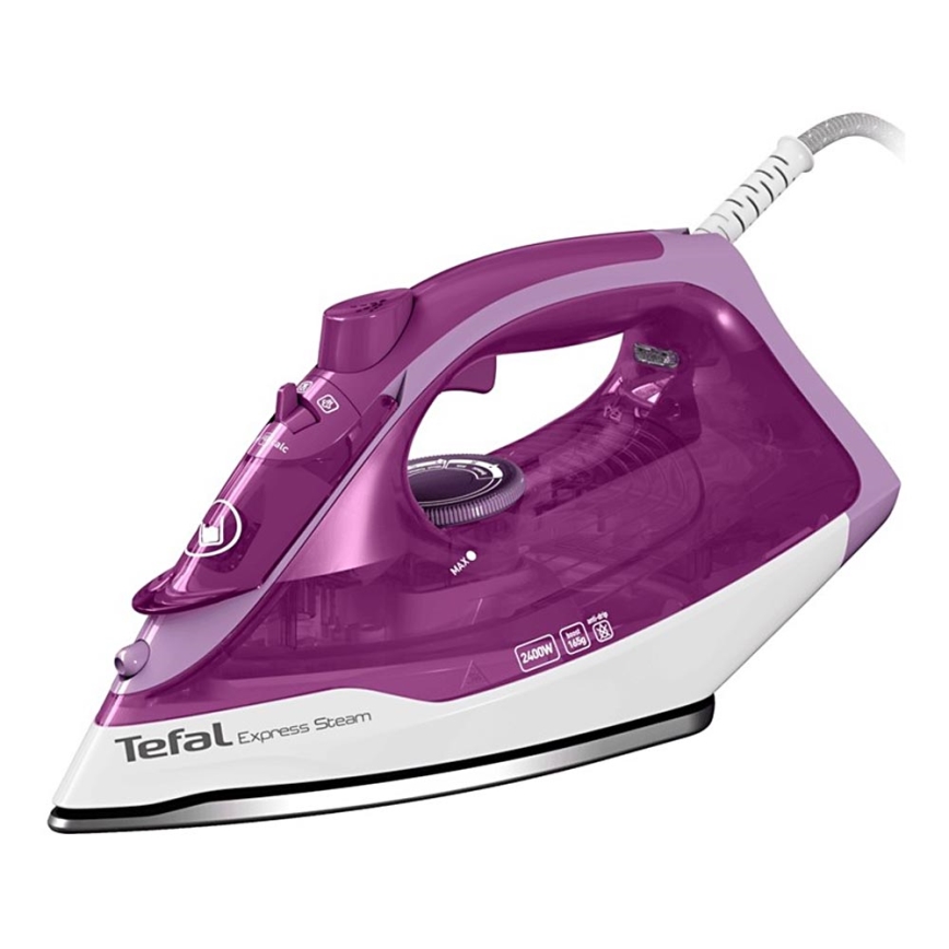 Tefal - Парна ютия EXPRESS STEAM 2400W/230V лилава