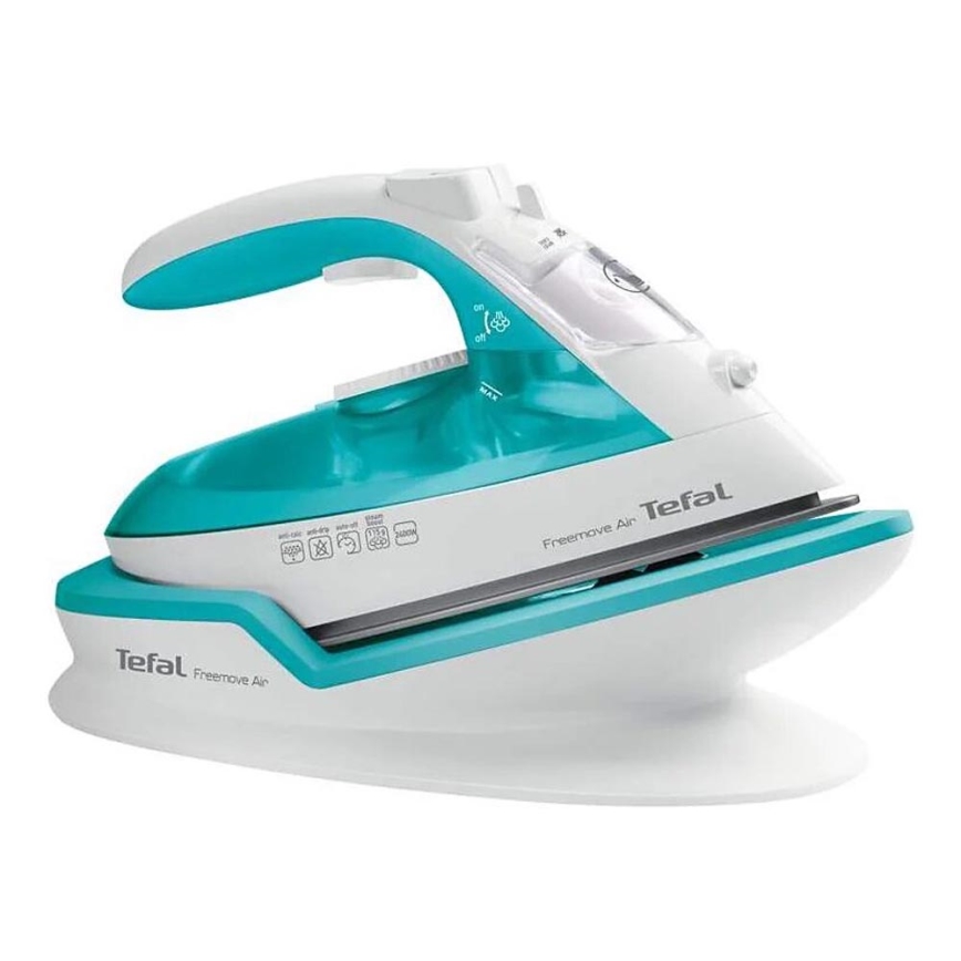 Tefal - Парна ютия FREEMOVE AIR 2400W/230V бял/тюркоаз