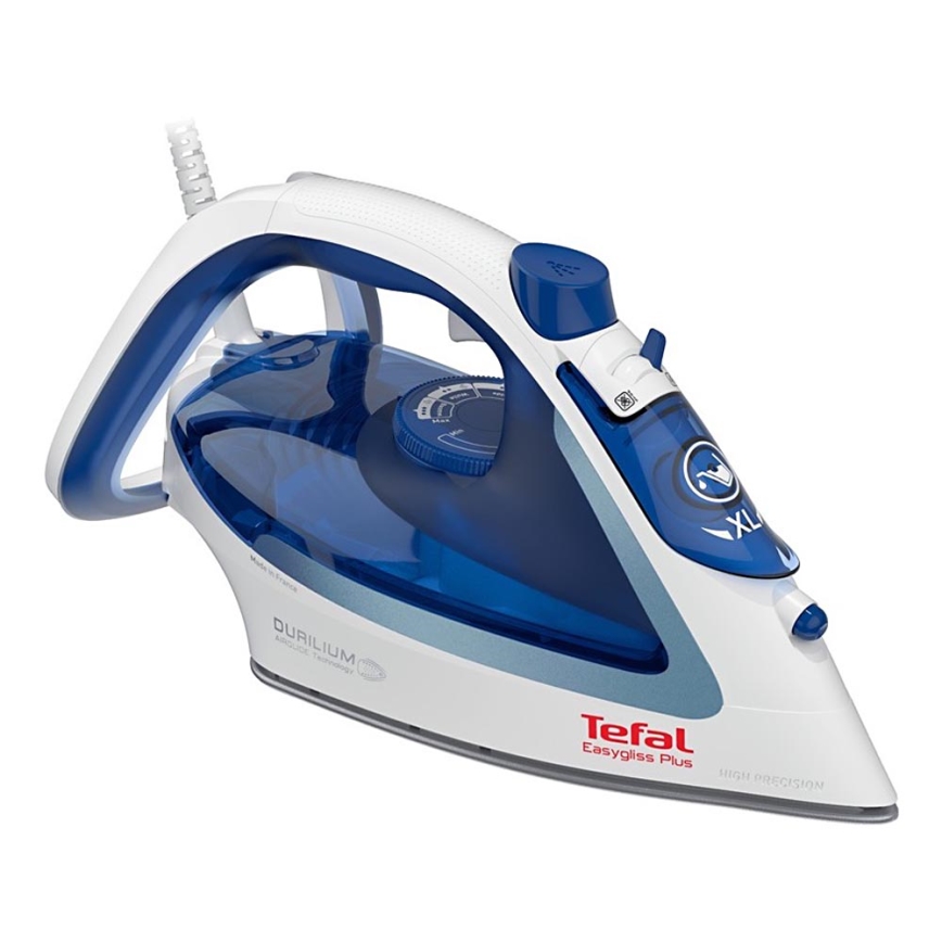 Tefal - Парна ютия STEAM IRONS EASYGLISS 2500W/230V бял/син