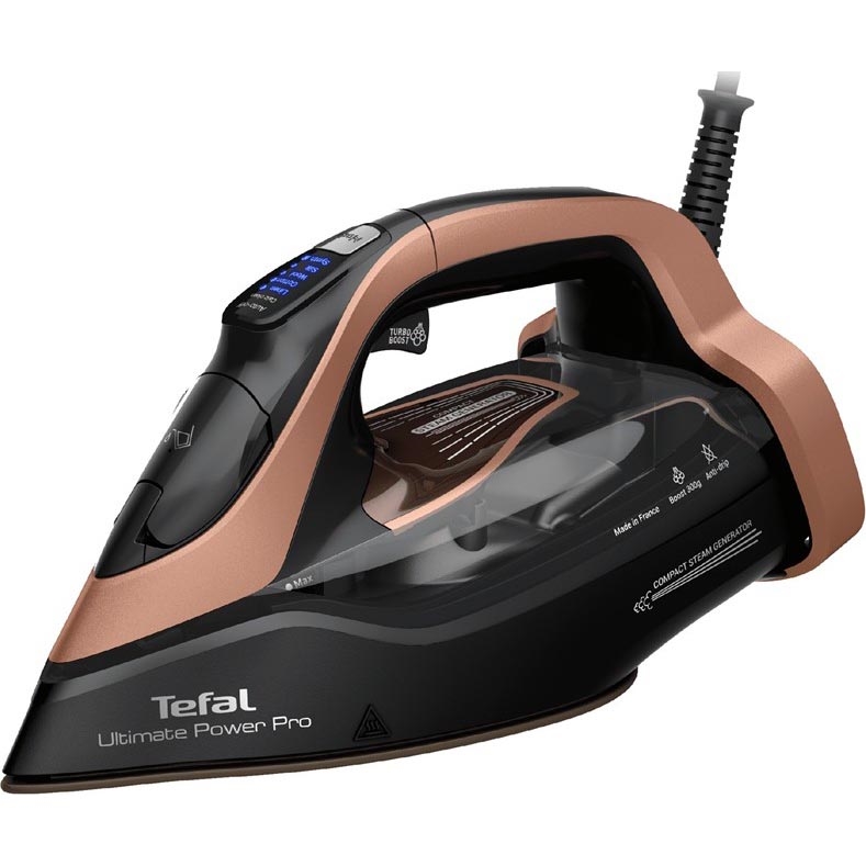 Tefal - Парна ютия ULTIMATE POWER 3200W/230V медна/черна