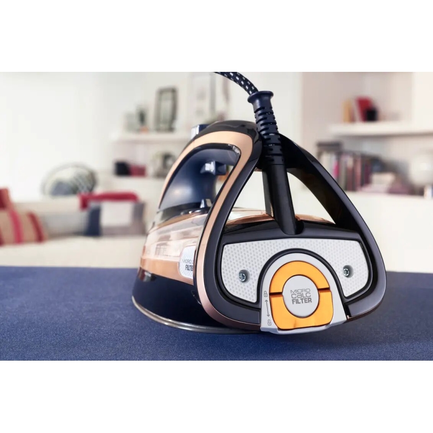 Tefal - Парна ютия ULTIMATE PURE 3000W/230V меден/черен