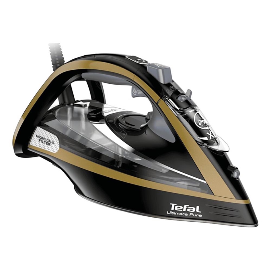 Tefal - Парна ютия ULTIMATE PURE 3000W/230V златист/черен