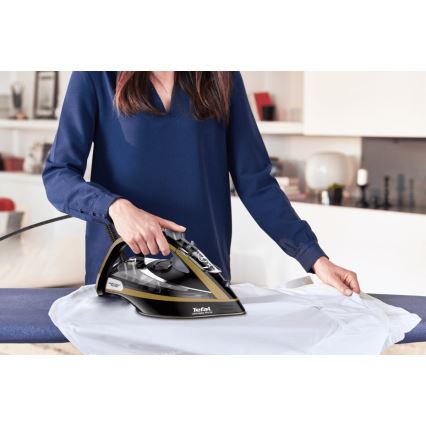 Tefal - Парна ютия ULTIMATE PURE 3000W/230V златист/черен