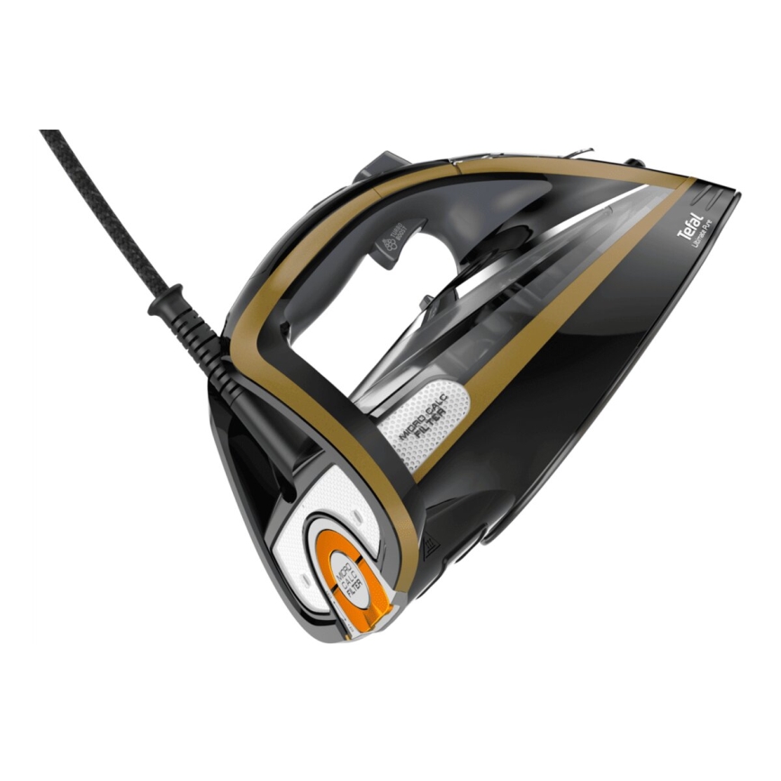 Tefal - Парна ютия ULTIMATE PURE 3000W/230V златист/черен