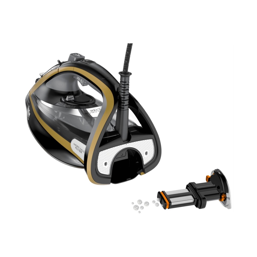 Tefal - Парна ютия ULTIMATE PURE 3000W/230V златист/черен