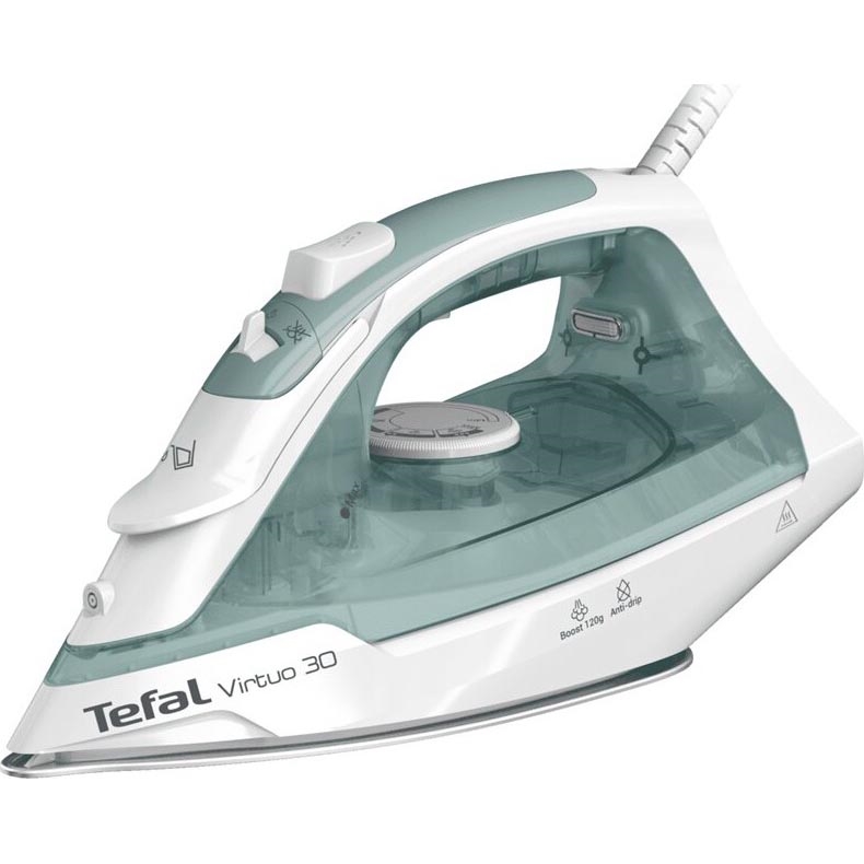 Tefal - Парна ютия VIRTUO 2000W/230V зелен