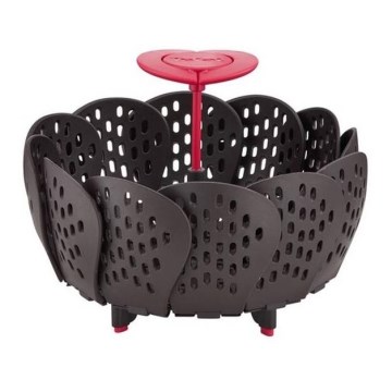 Tefal - Пароварна кошница INGENIO черна/червена