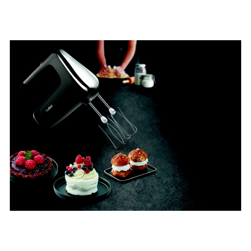 Tefal - Ръчен миксер POWERMIX SILENCE 600W/230V черен/сив