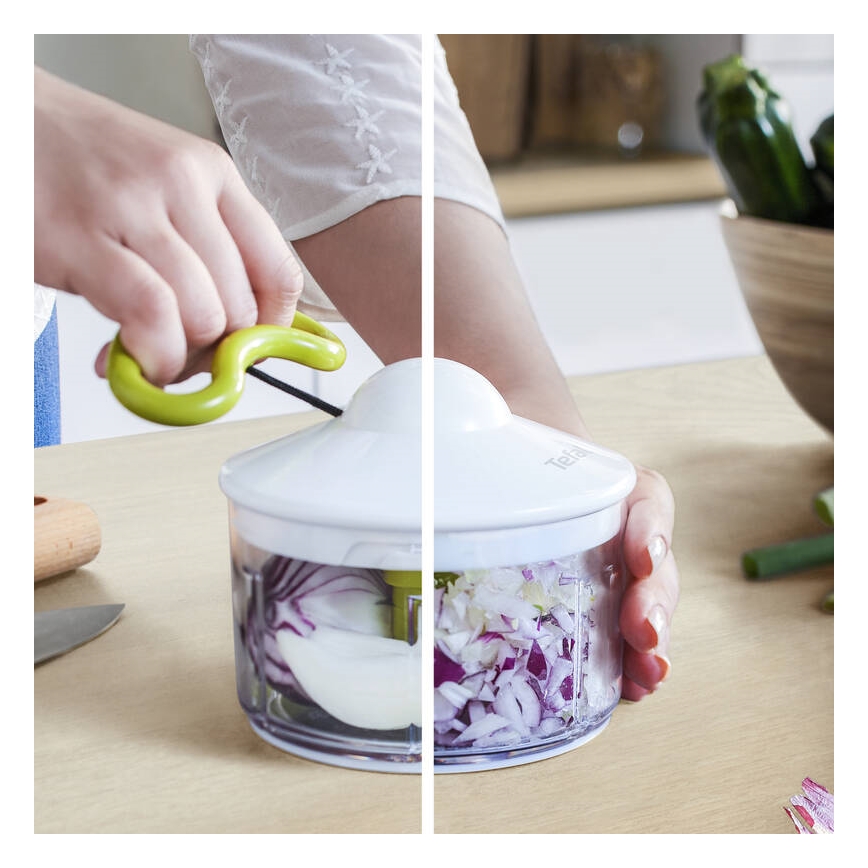 Tefal - Ръчен чопър 5 SECOND CHOPPER 500 ml зелен/бял
