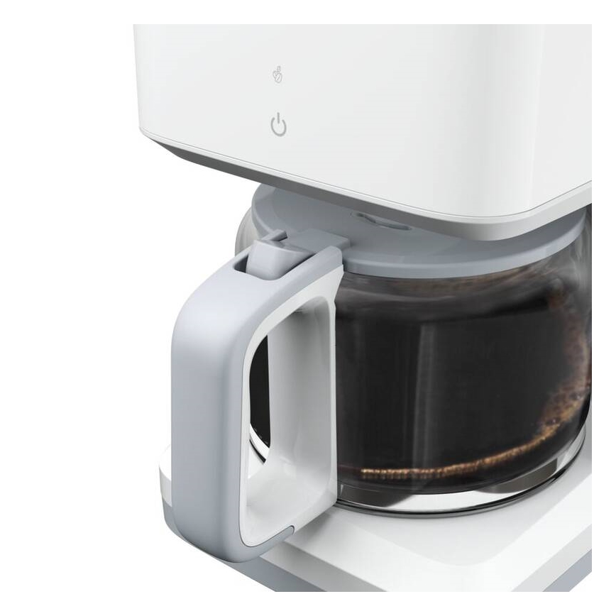 Tefal - Кафемашина с капков метод и LCD дисплей SENSE 1000W/230V бяла