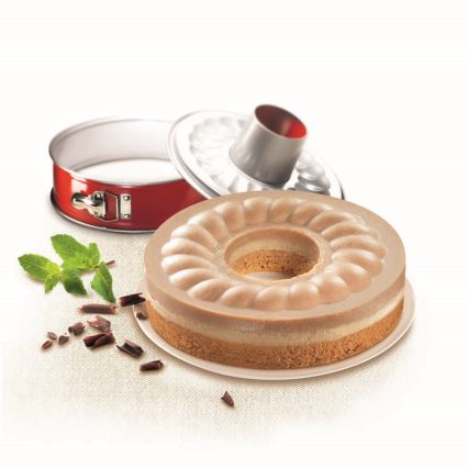 Tefal - Сгъваема форма Savarin DELIBAKE 27 см червен