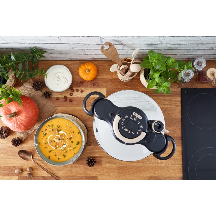 Tefal - Скороварка 6 л CLIPSINMINUT' NATURAL ECO RESPECT