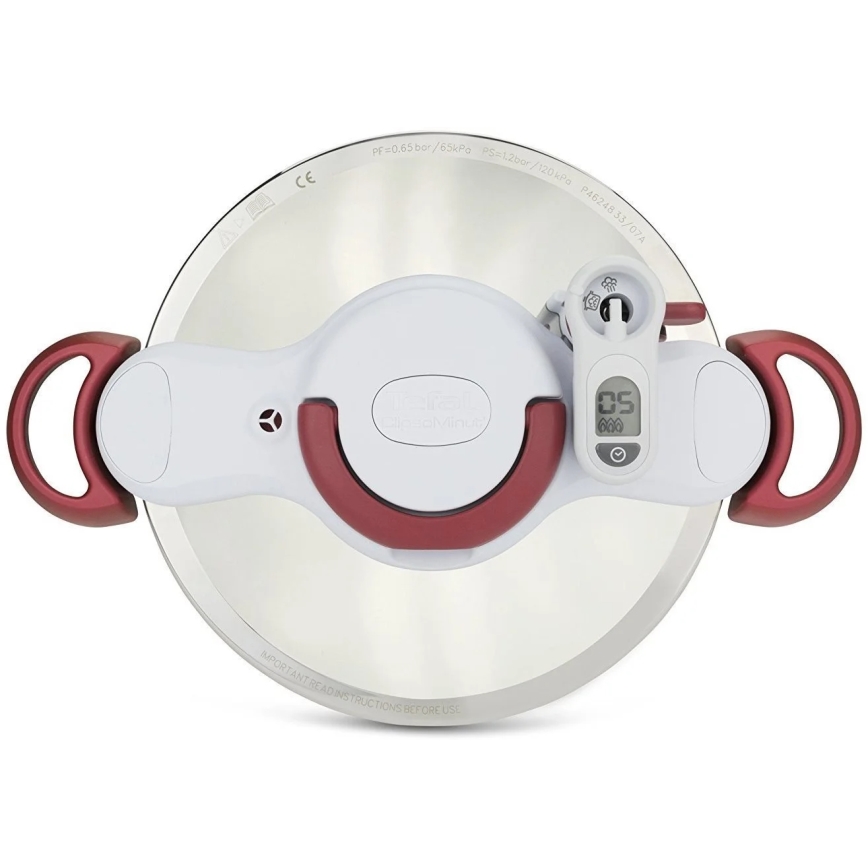 Tefal - Тенджера под налягане 6 l CLIPSO MINUT PERFECT неръждаем